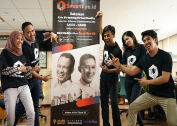 Smarteye Telkom Siarkan Virtual Reality Sertijab Gubernur-Wagub Jakarta