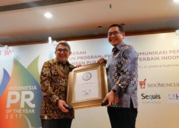 Direktur Utama Telkom Dinobatkan sebagai Spoke Person of the Year 2017