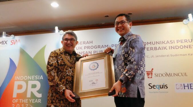 Direktur Utama Telkom Dinobatkan sebagai Spoke Person of the Year 2017