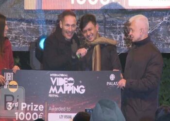 Tim LZY Visual ITS  Juara di Video Mapping Internasional 2017