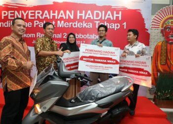 [Telkom Berita Foto] Undian IndiHome Paket Merdeka Tahap I 2017