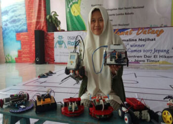 Santriwati Indonesia Raih Medali Emas di Osaka Robotik Games 2017