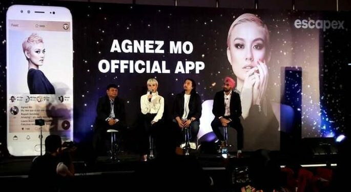 Aplikasi Agnez Mo untuk Berinteraksi dengan Penggemarnya