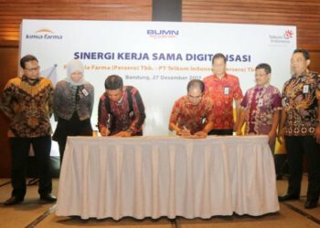 Kimia Farma Perkuat Sinergi Dengan Telkom