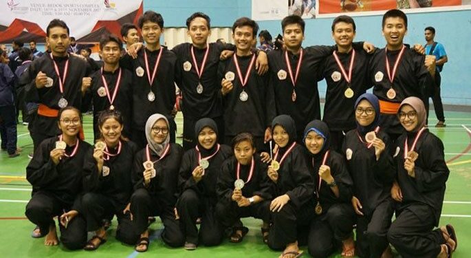 Pencak Silat Unair Raih 9 Medali di Singapore Open