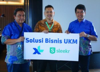Dukung Bisnis UKM, XL Axiata dan Sleekr Jalin Kerja Sama