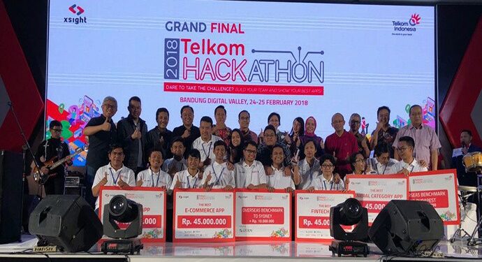 Empat Startup Juarai Telkom Hackathon 2018