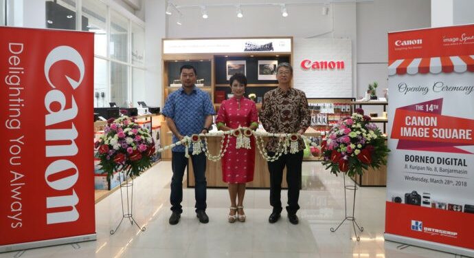 Dukung Industri Kreatif, Datascrip Buka Gerai Canon di Banjarmasin