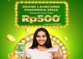 Investasi Mulai Rp 500 di Tokopedia Emas