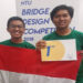 Tim Fakultas Teknik UI Juarai Bridge Design Competition di Singapura.