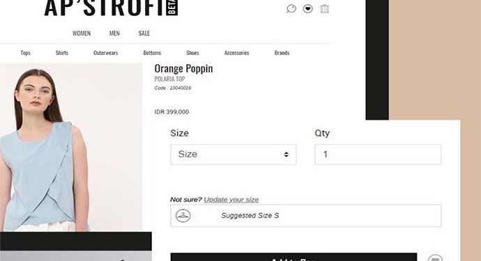 Platform Ini Punya Fitur Rekomendasi Ukuran Saat Belanja Busana Online