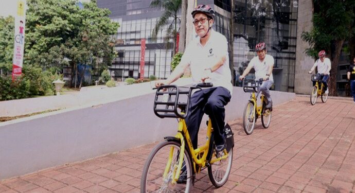 Sepeda Kuning di UI Gunakan IoT