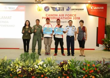 Canon dan TNI AU Gelar Canon Air Force PhotoMarathon 2018