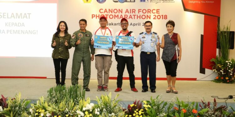 Canon dan TNI AU Gelar Canon Air Force PhotoMarathon 2018