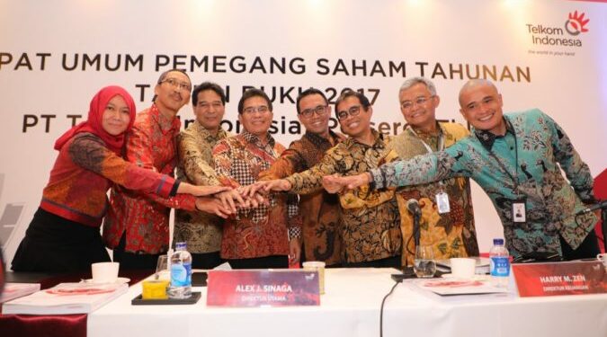 RUPST Telkom Tahun Buku 2017  Payout Ratio 75%, Telkom Bagikan Dividen Rp16,6 Triliun