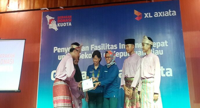Gerakan Donasi Kuota Disalurkan Ke Sekolah di Kepulauan Riau