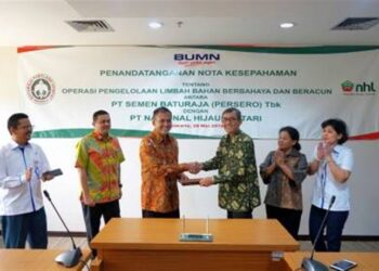 Semen Baturaja Gandeng NHL untuk Olah Limbah