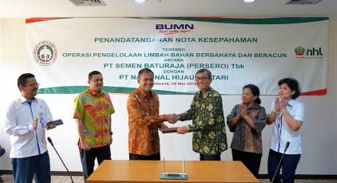 Semen Baturaja Gandeng NHL untuk Olah Limbah