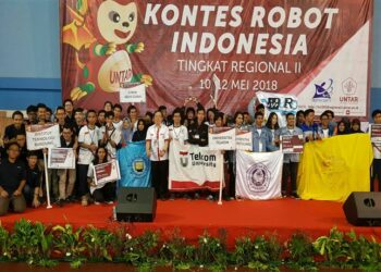 Tim Robot Tel-U Boyong Dua Juara pada KRI 2018