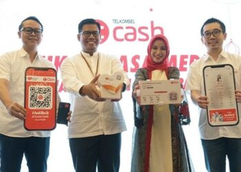 TCASH dan Rumah Zakat Terima Sedekah Nontunai