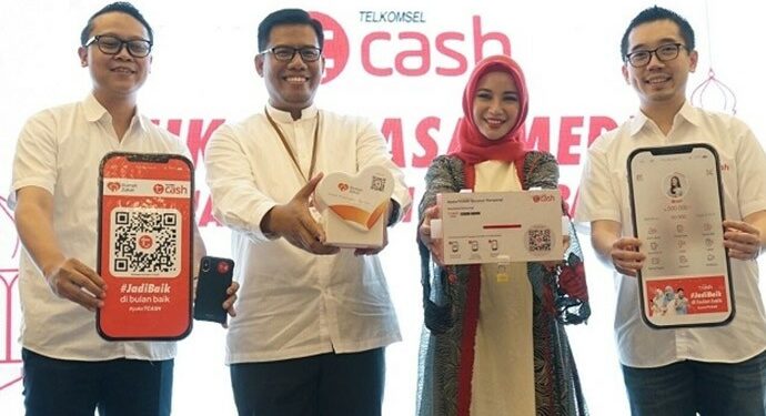 TCASH dan Rumah Zakat Terima Sedekah Nontunai