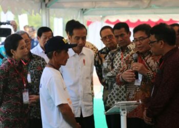 Presiden Joko Widodo Resmikan Kewirausahaan Pertanian dan Digitalisasi Pertanian di Kabupaten Indramayu
