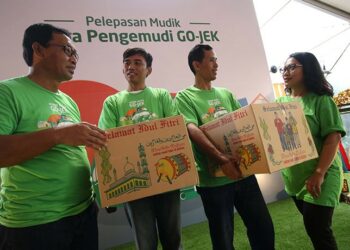 Kolaborasi BRI, Kemenhub & Go-Jek Beri Mudik Gratis Bagi Mitra Pengemudi
