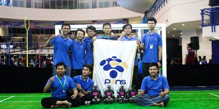 Tim Eros Jawara Kontes Robot Bola 2018