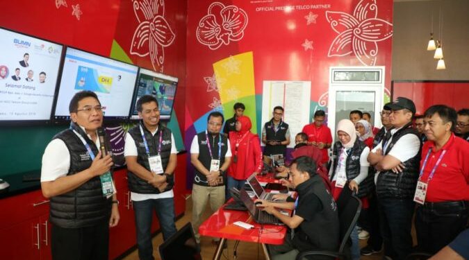 Jelang Pembukaan Asian Games 2018  Dirut Telkom Pantau Langsung Kesiapan Infrastruktur dan Layanan TelkomGroup