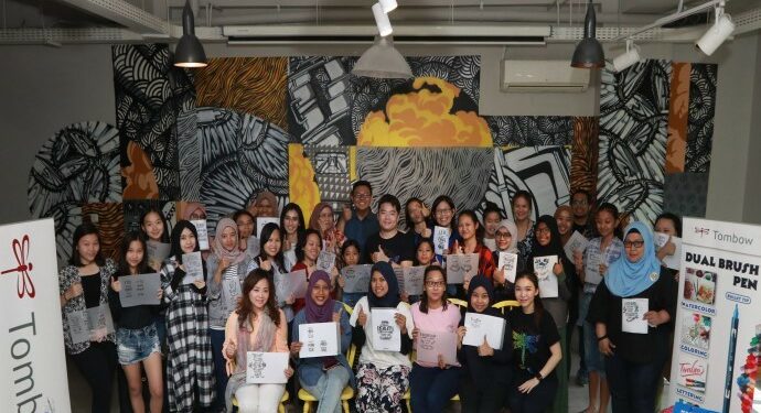 Belajar Brush Lettering dari Nico Ng