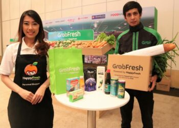 GrabFres, Kolaborasi Grab dan Happy Fresh