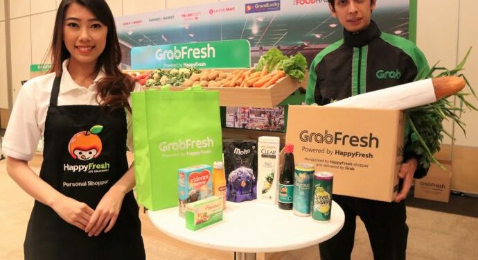 GrabFres, Kolaborasi Grab dan Happy Fresh