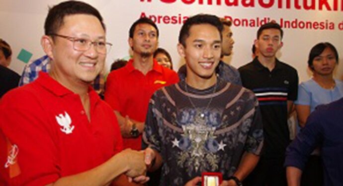 McD Beri Apresiasi Emas Bagi Tim Badminton dan Wushu Indonesia Asian Games 2018