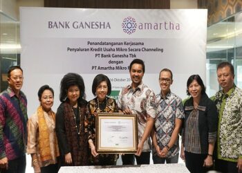 Perkuat Modal Pengusaha Mikro, Amartha Gandeng Bank Ganesha