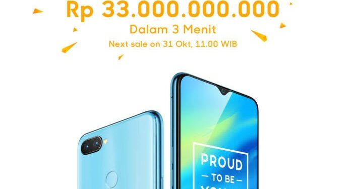 Kurang Dari 3 Menit Penjualan Realme 2 Pro Capai Rp 33 Miliar