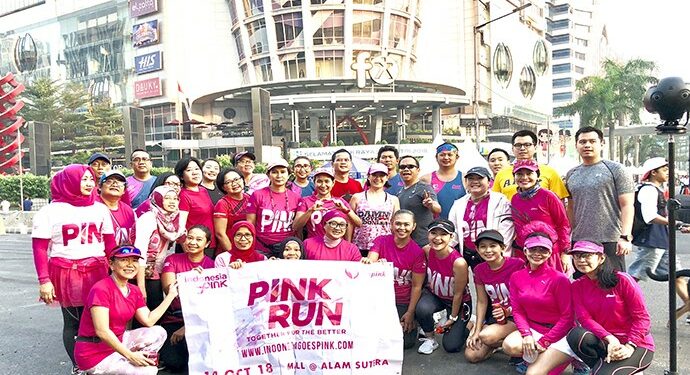 Event Lari INDONESIA GOES PINK 2018 Kembali Digelar