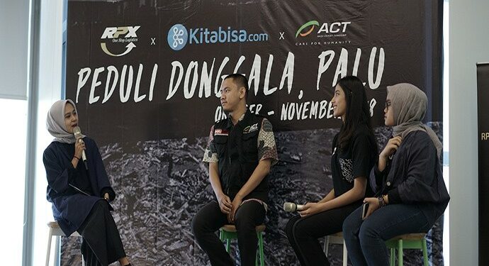 RPX, Kitabisa.com, dan ACT Donasi Untuk Palu