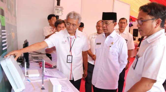 Peresmian Kota Mataram sebagai Modern Broadband City  Modernisasi Infrastruktur Telekomunikasi melalui 100%  Fiber Optic