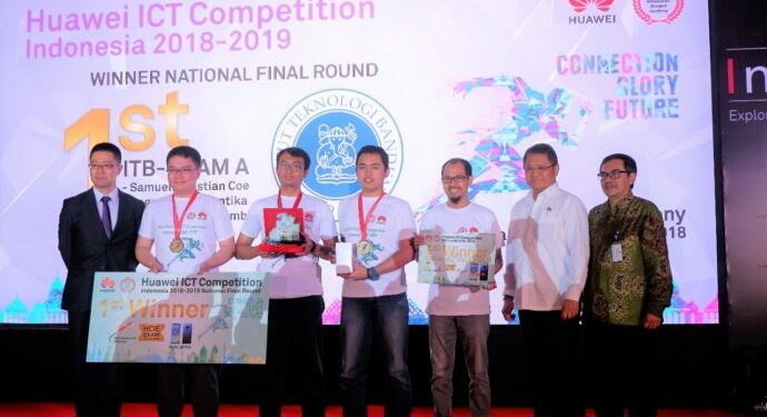 Tim ITB Juara Nasional Huawei ICT Competition 2018