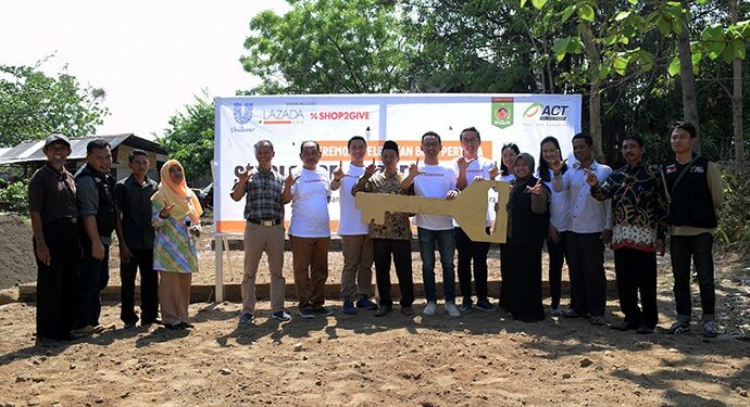 Kolaborasi Lazada dan Unilever Bangun Sekolah di Lombok