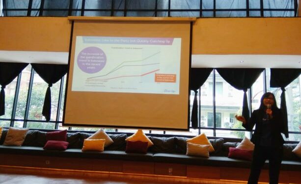 Shieny Aprilia CEO Agate