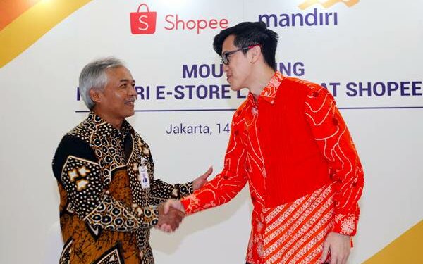 Bank Mandiri Gandeng Shopee Untuk Jualan Uang Elektronik