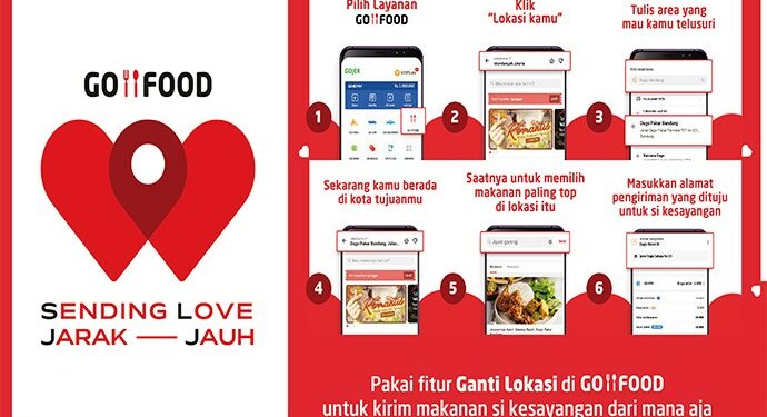 Demi Orang Terkasih, Go-Food Luncurkan Fitur Ganti Lokasi