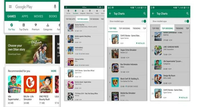 Game Dilan Masuk Jajaran Top 5 Ciayo Stories
