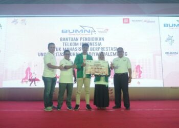 BUMN Goes to Campus 2019 Direksi Telkom Berbagi Inspirasi dan Motivasi dengan 3.000 Mahasiswa di Palembang