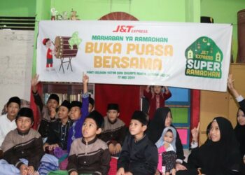 J&T Express Gelar Buka Puasa Bersama Anak Yatim Se-Indonesia