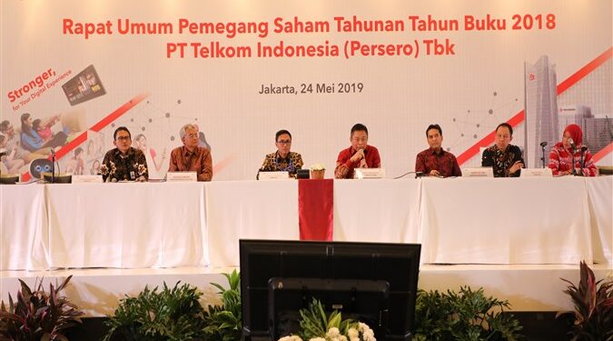 RUPST Telkom Tahun Buku 2018 Payout Ratio 90%, Telkom Bagikan Dividen Rp16,23 Triliun