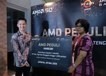 AMD Peduli, Donasikan Perangkat Teknologi Untuk Sekolah di Sulteng