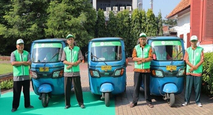 Grab Hadirkan Layanan Bajaj Online di Ibu Kota
