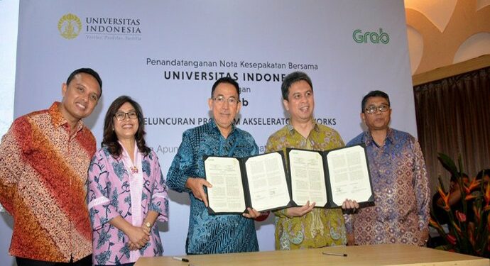 Grab dan UI Kembangkan Startup Bidang Teknologi, Medis, dan Sosial